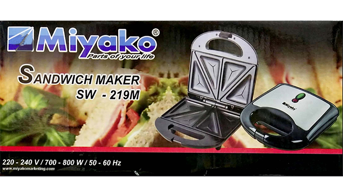মিয়াকো স্যান্ডউইচ  মেকার SW -219 M