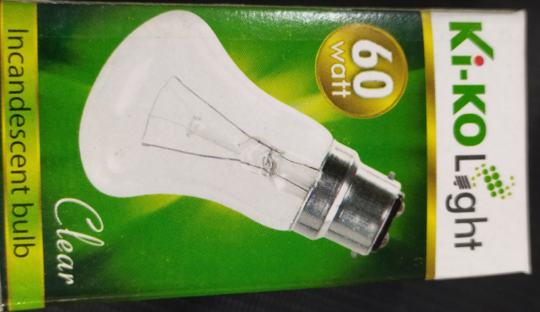 কি-কো ক্লিয়ার লাইট ৬০ ওয়াট